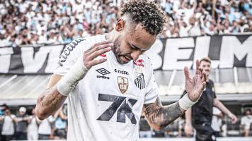 Neymar renueva su contrato con Santos hasta diciembre de 2026
