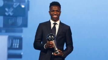 El brasileño Vinicius Júnior es el ganador del premio The Best de la FIFA