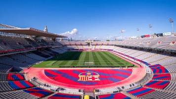 Barcelona jugará en Montjuic ante demoras en obras del nuevo Camp Nou 