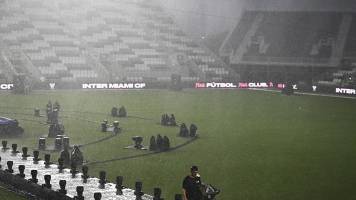 Lluvia intensa en Miami retrasa el inicio de la presentación de Messi