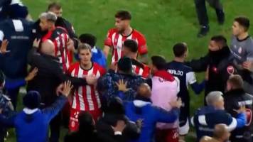 Video: Partido de la Copa Argentina termina en pelea campal entre jugadores