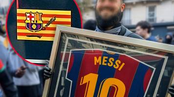 Manifestantes en Francia roban camiseta de colección firmada por Leo Messi durante saqueos