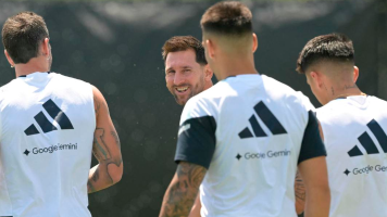 Messi hace trabajo de diferenciado tras su primer recital en el Mundial