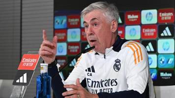 “Teniendo en cuenta el calendario, lo estamos haciendo muy bien”, dice Ancelotti