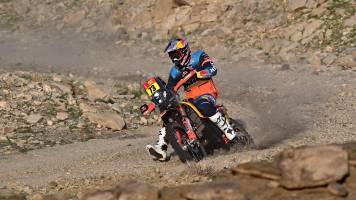 Edgar Canet se queda con la victoria en la primera etapa en motos del Rally Dakar
