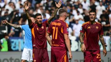 Roma se queda con el derbi de la capital ante Lazio con un tanto de Pellegrini