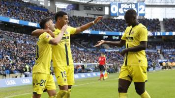 Villarreal vence a Real Sociedad y escala al segundo lugar en la Liga de España