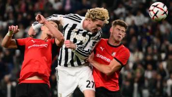 Juventus corta su racha triunfal en Europa League con un empate ante Rennes