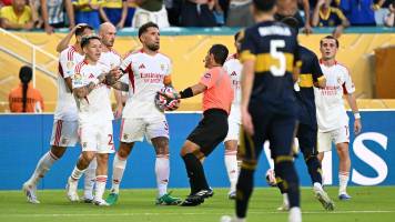 Di María y Otamendi evitan el triunfo de Boca Juniors ante Benfica en el Mundial de Clubes
