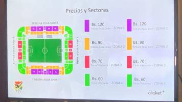 Este es el precio de las entradas para el duelo entre Bolivia y Venezuela en El Alto