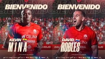 Guabirá hace oficial los retornos de Kevin Mina y David Robles como nuevos refuerzos