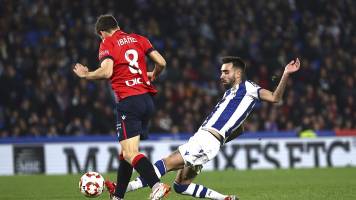 Real Sociedad venció a Osasuna y avanza a semifinales de la Copa del Rey