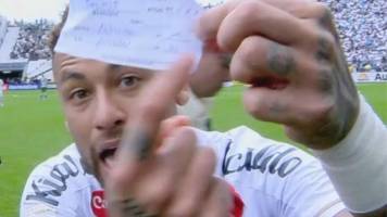 Neymar vive con Santos una jornada de llanto y caos previo a la nómina de Brasil