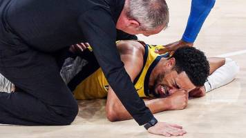 Video: La escalofriante lesión del basquetbolista Tyrese Haliburton en la NBA