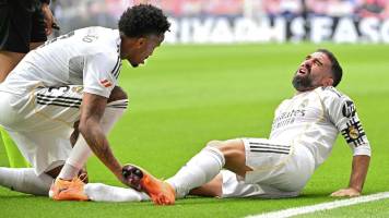 Real Madrid pierde por varias semanas a Carvajal tras sufrir una lesión muscular
