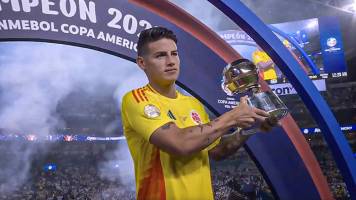 James Rodríguez fue elegido como el mejor jugador de la Copa América 2024