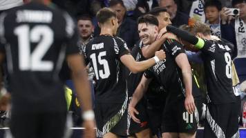 Arsenal elimina al Real Madrid y vuelve a semifinales de la Champions tras 16 años