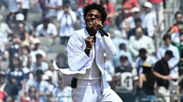 Speed, Post Malone y Swae Lee se lucen en ceremonia de clausura del Mundial