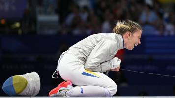 Olga Kharlan dio una alegría a Ucrania tras ganar la primera medalla en París 2024