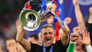 Luis Enrique logró 11 títulos de 14 desde su llegada al París Saint-Germain