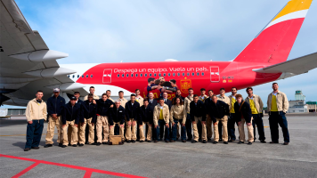 España aterriza en Atlanta a dos días de su debut ante Cabo Verde