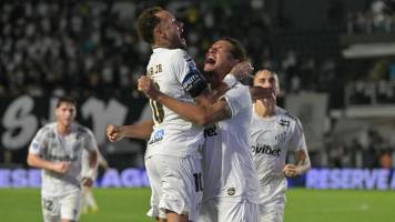 Neymar lidera la remontada del Santos ante Macará por octavos de la Copa Sudamericana