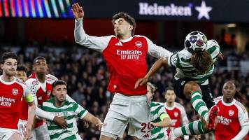 Arsenal avanza a ‘semis’ de Champions con un empate ante Sporting Lisboa