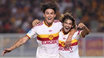 La Roma logra otra goleada ante Lecce y recupera el primer lugar de la Serie A