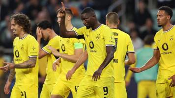 El Dortmund logra su primer triunfo en Champions tras vencer al Sabah Baku