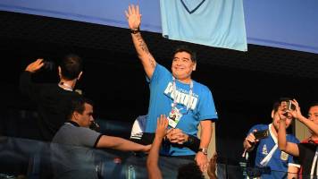 El fútbol argentino recuerda a Maradona cinco años después de su muerte