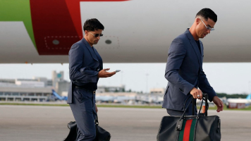 Portugal llegó a Estados Unidos liderada por Cristiano para disputar el Mundial