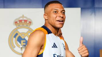 Mbappé tuvo su primera práctica como nuevo jugador del Real Madrid