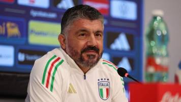 “Rompe el corazón ver lo que pasa en Gaza”, dice Gattuso previo al duelo con Israel