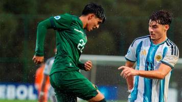 Bolivia empata con Argentina y disputará el playoffs por el pase al Mundial sub-17