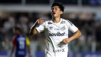 De la mano de Miguelito, Santos clasifica a octavos de final de la Copa Sudamericana