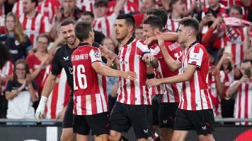 Athletic Bilbao logró su primer triunfo en Champions tras vencer al Qarabag