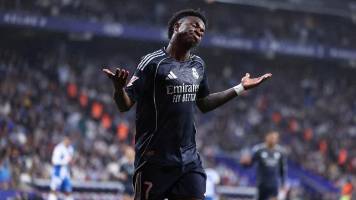 El Madrid aplaza el título de Barcelona tras vencer a Espanyol con goles de Vini