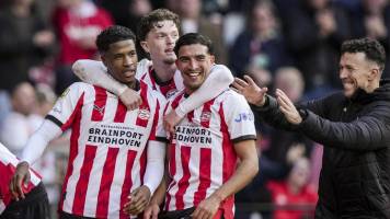 PSV Eindhoven se corona campeón de Países Bajos a cinco fechas del final