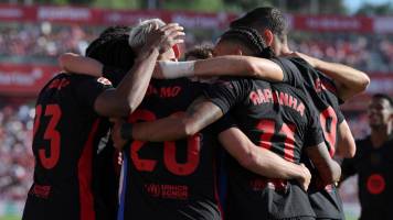 Barcelona golea a Girona y sigue imparable como líder de la Liga de España