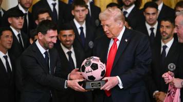 Histórica visita de Lionel Messi e Inter Miami a Donald Trump en la Casa Blanca