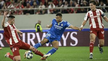 Minuto a minuto: Real Madrid remonta ante Olympiacos con hat-trick de Mbappé (1-3)