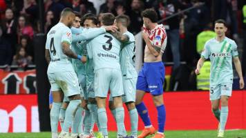 Betis se cobra revancha ante Atlético Madrid con golazo del brasileño Antony