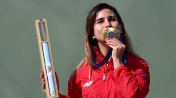 La chilena Francisca Crovetto conquista el oro olímpico en tiro deportivo