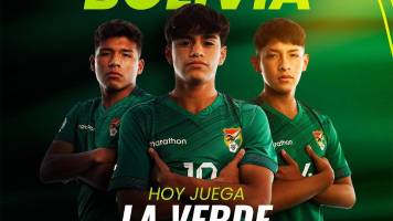 Bolivia enfrenta a Sudáfrica y entra en acción en el Mundial Sub-17 después de 38 años