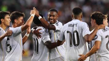 Real Madrid golea al Tirol de Austria en su único amistoso de pretemporada