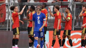 Bélgica vence a Croacia en amistoso de preparación para la Copa del Mundo 