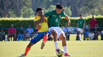 Bolivia cae por goleada ante Colombia en duelo amistoso de cara al Mundial sub-17