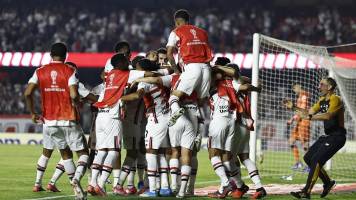 Bolívar queda eliminado de la Copa Sudamericana tras caer ante Sao Paulo