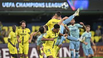 Villarreal evita una derrota en casa ante Juventus con un empate sobre el final