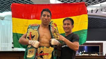 Video: Así fue la pelea en la que el boliviano Vásquez se coronó campeón mundial en Muay Thai 